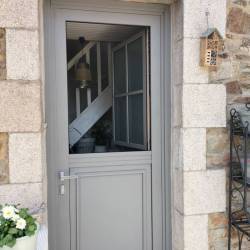 Porte d'entre RAL 9007